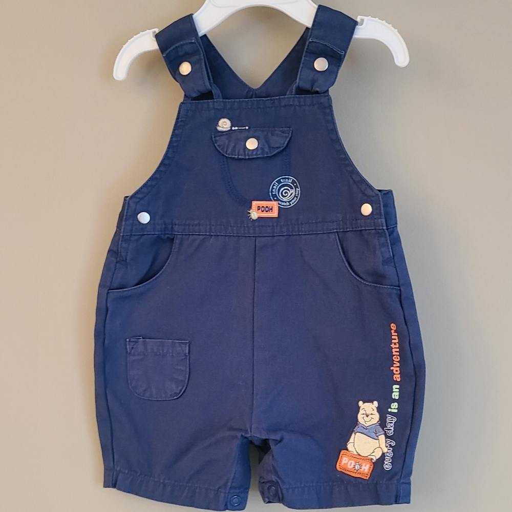 Walt Disney Winnie the Pooh embroidered shortalls